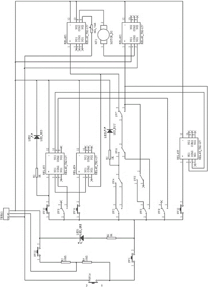 Stapler control circuit and electric stapler