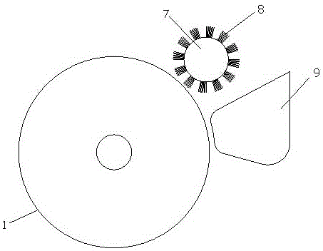 Front and rear end-mounted compaction wheel device for road roller and operation method thereof