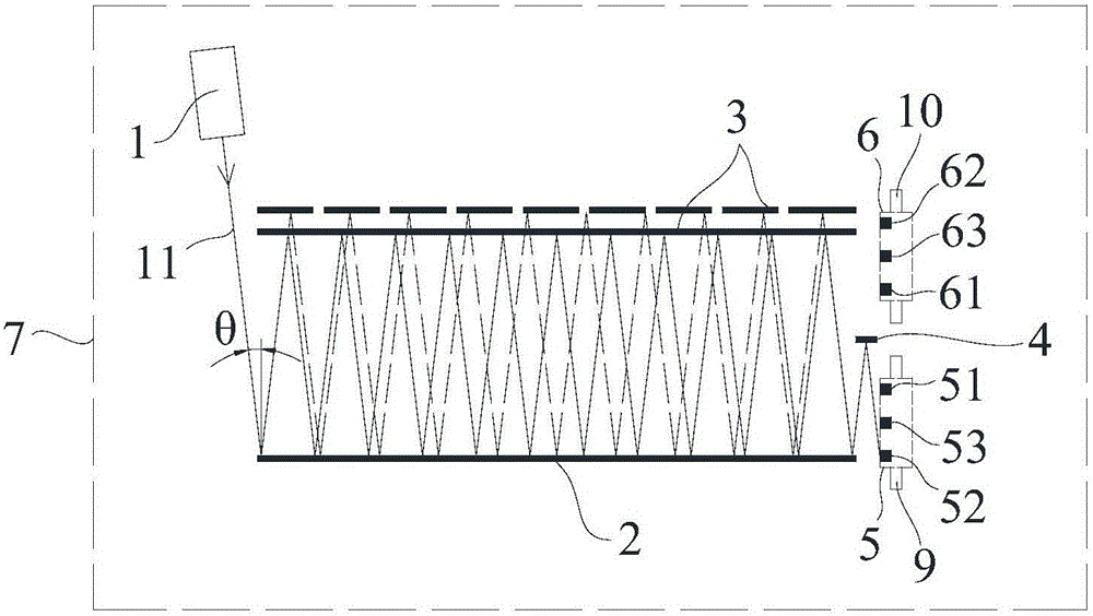 Alternative increment type micro-displacement measurement sensor and measurement method