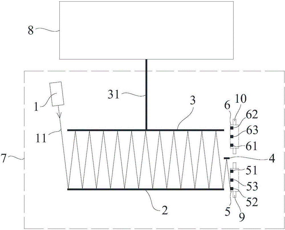 Alternative increment type micro-displacement measurement sensor and measurement method