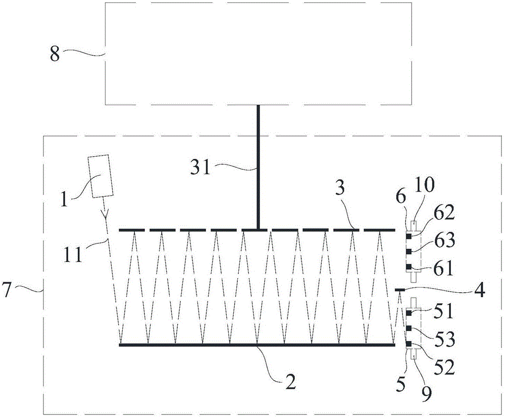 Alternative increment type micro-displacement measurement sensor and measurement method