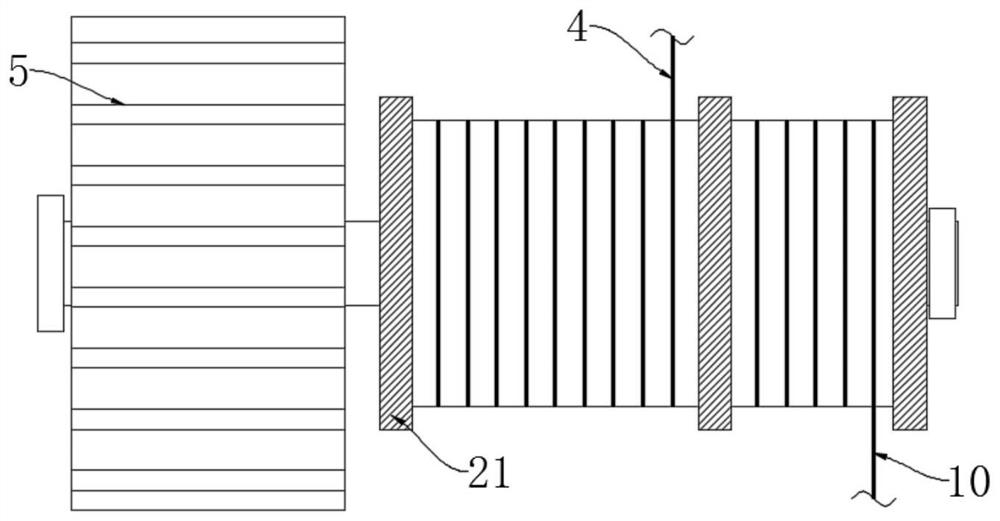 Automatic compression expansion type wastebin