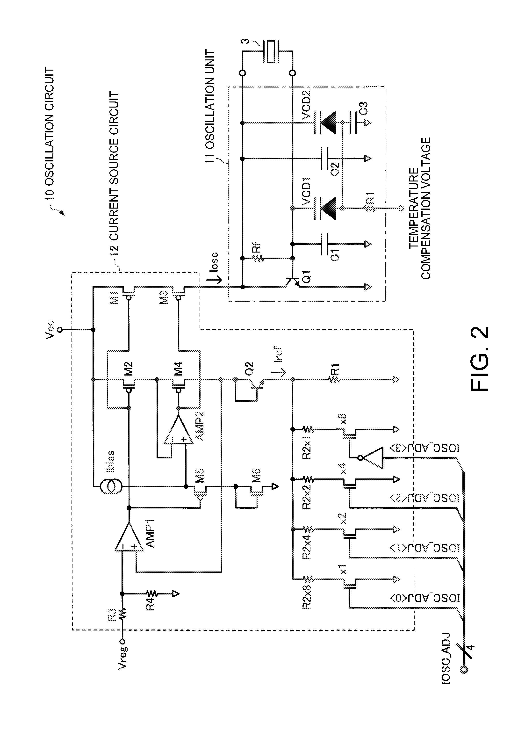 Semiconductor circuit device, oscillator, electronic apparatus, and moving object