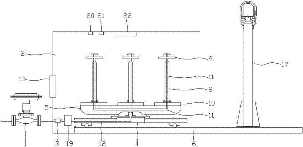 Cone yarn short-process energy-saving drying device and use method