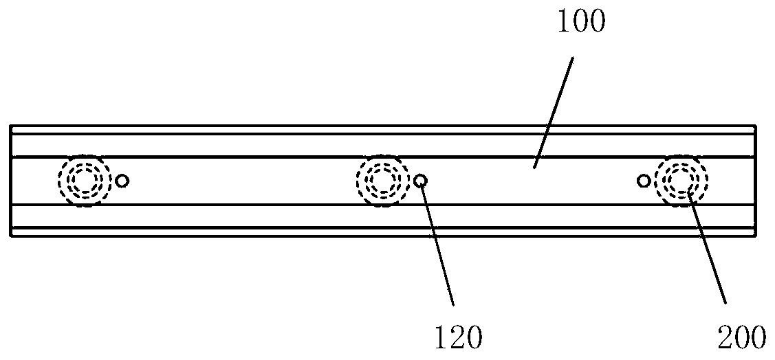 Groove type embedded part