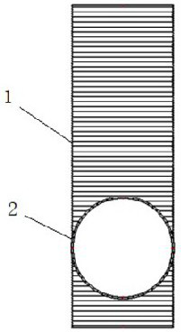 A method of underground excavation construction of assembled corrugated steel plate underground comprehensive pipe gallery