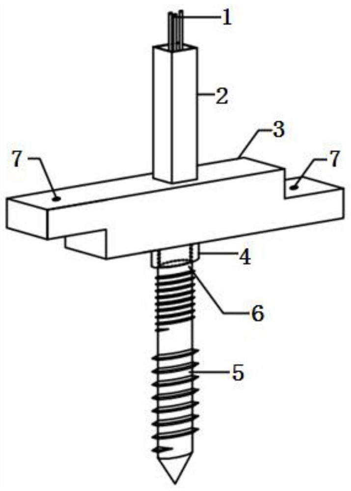 Unbonded prefabricated assembly type frame building foundation joint and connecting method thereof