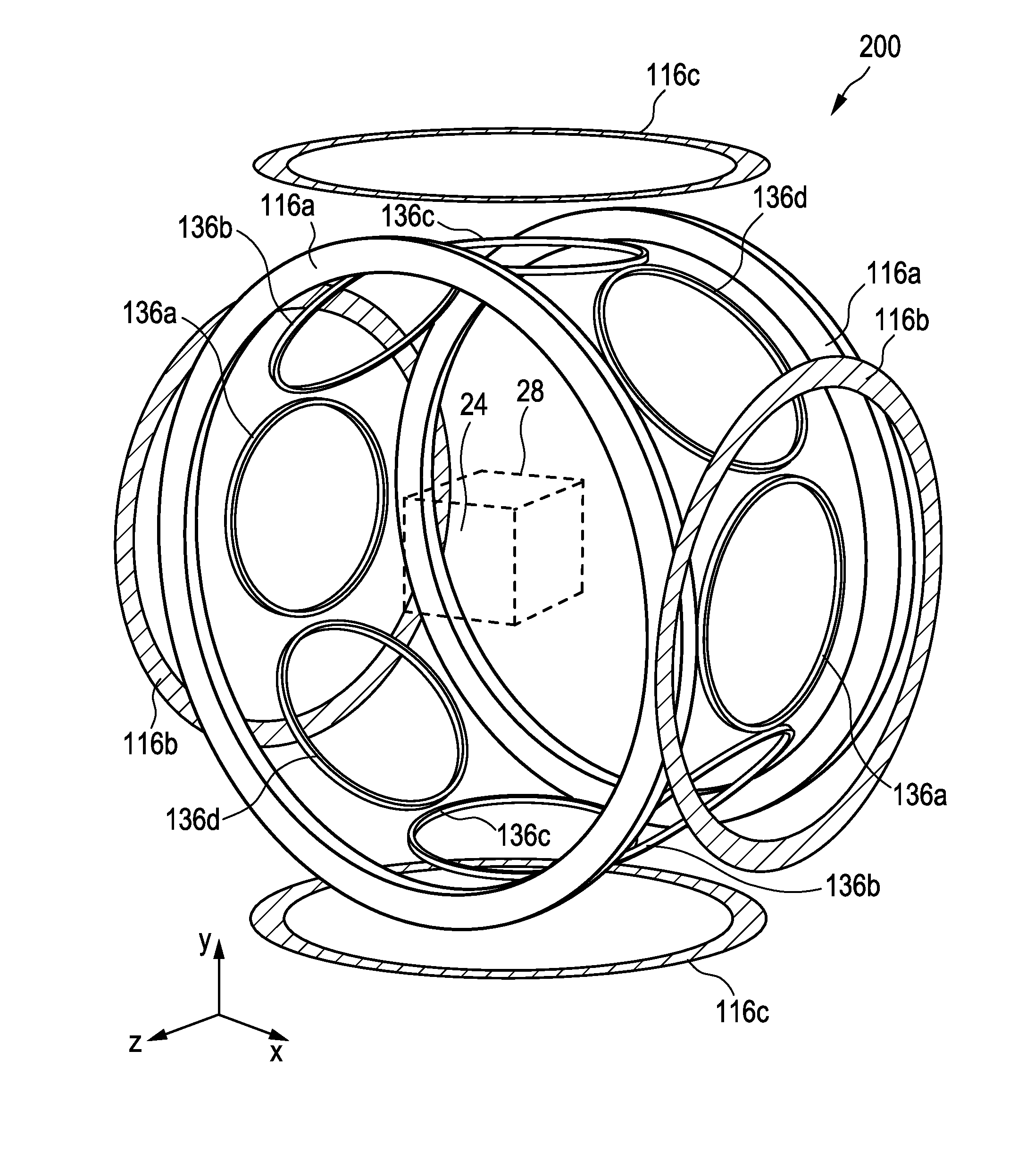 Apparatus and method for generating and moving a magnetic field having a field free line