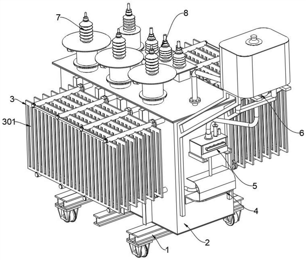 A safe and reliable oil-immersed single-phase step-up transformer