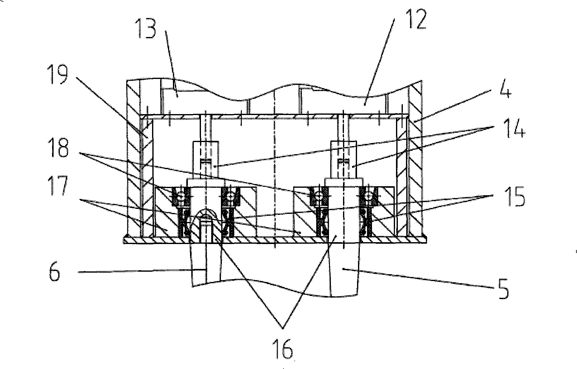 Straight wing cycloid thruster with stepping motor as controlling mechanism