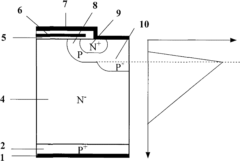 Carrier-storing grooved gate IGBT with P-type floating layer