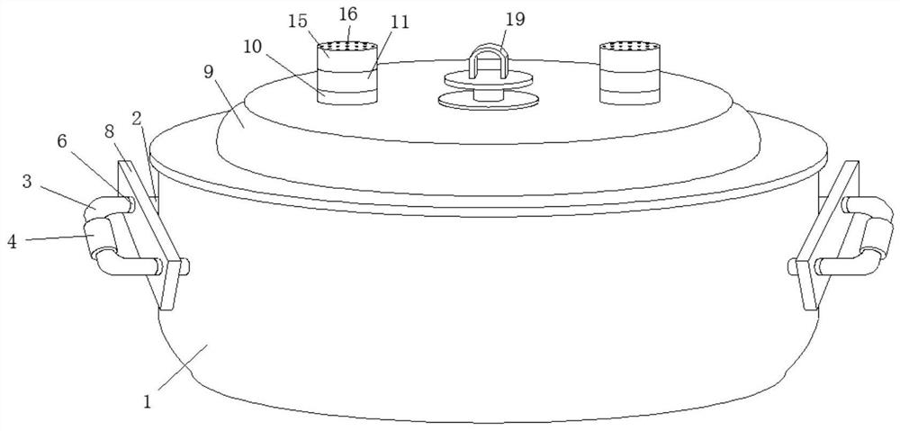 Stainless steel intelligent pot capable of treating fumes