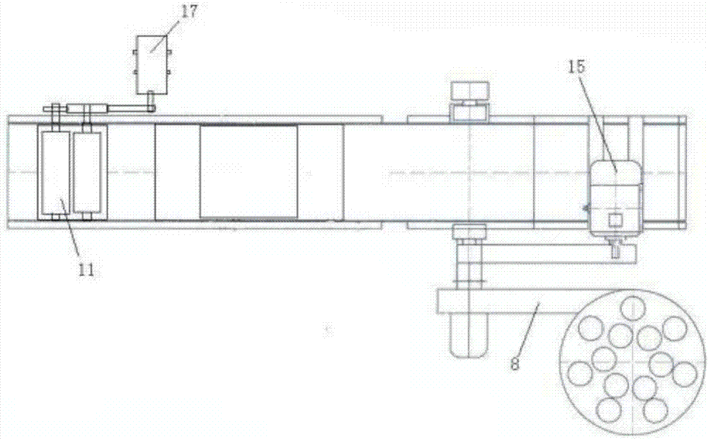 Wood crushing structure