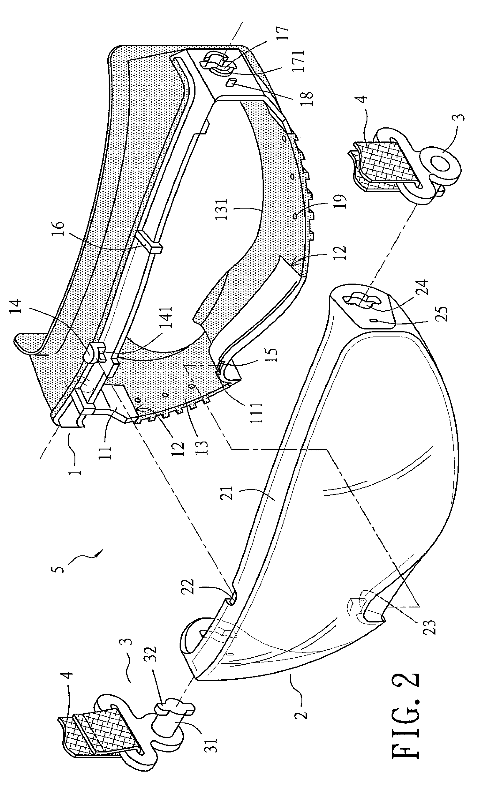 Protective goggle assembly