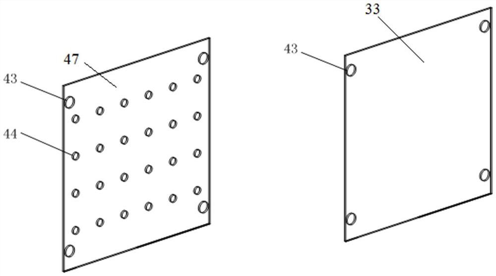 Fractured rock mass grouting simulation visual test system and test method considering stress effect