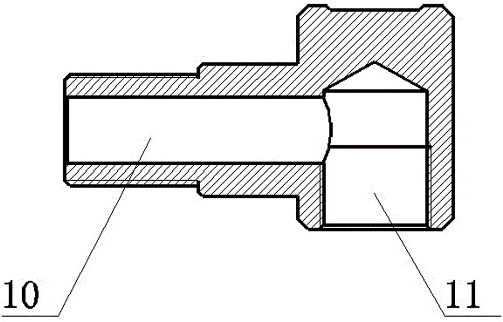 Bend reducer of anti-explosion structure