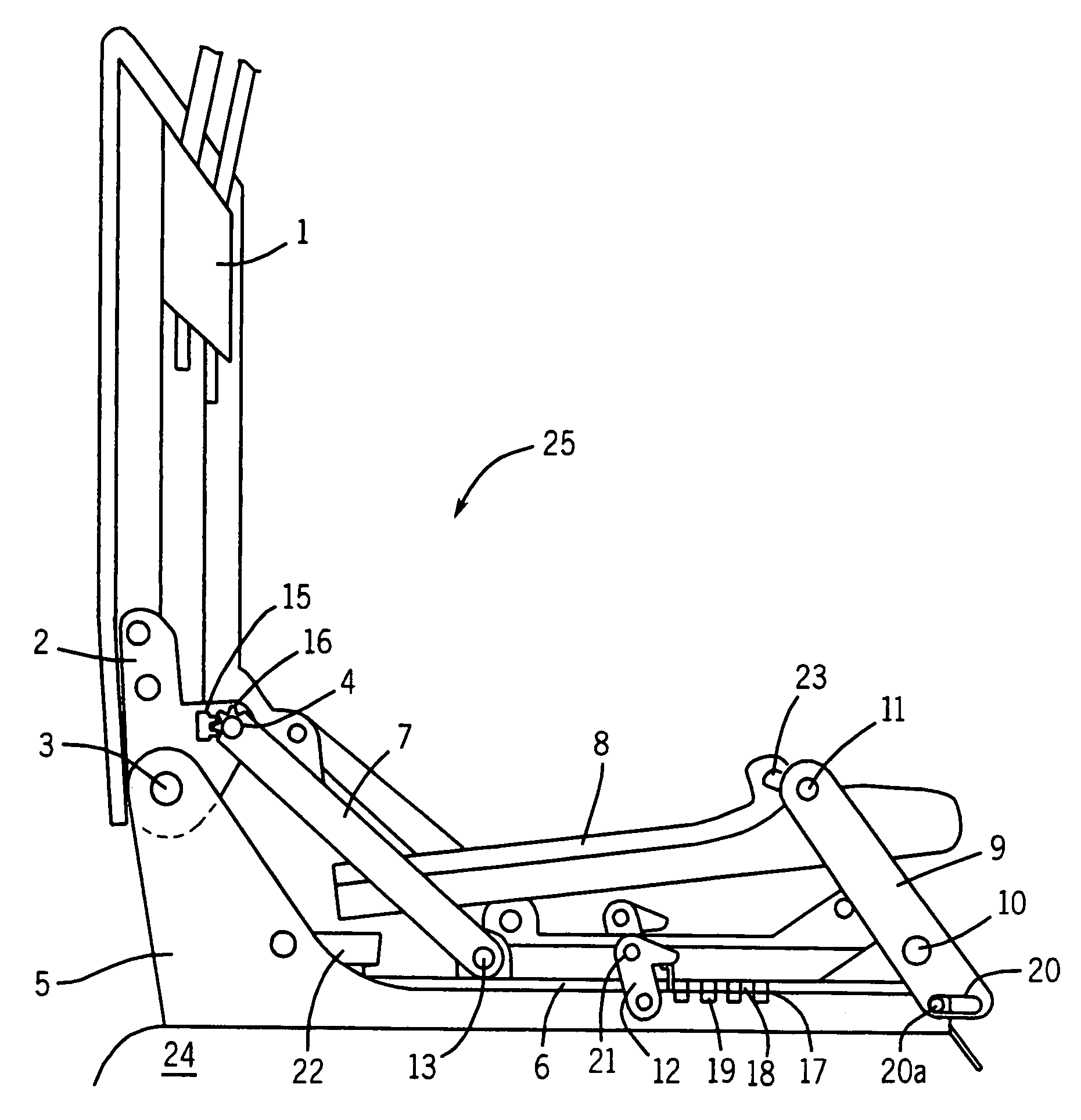 Vehicle seat, particularly for a motor vehicle, comprising a folding back rest and a foldable seat base and method