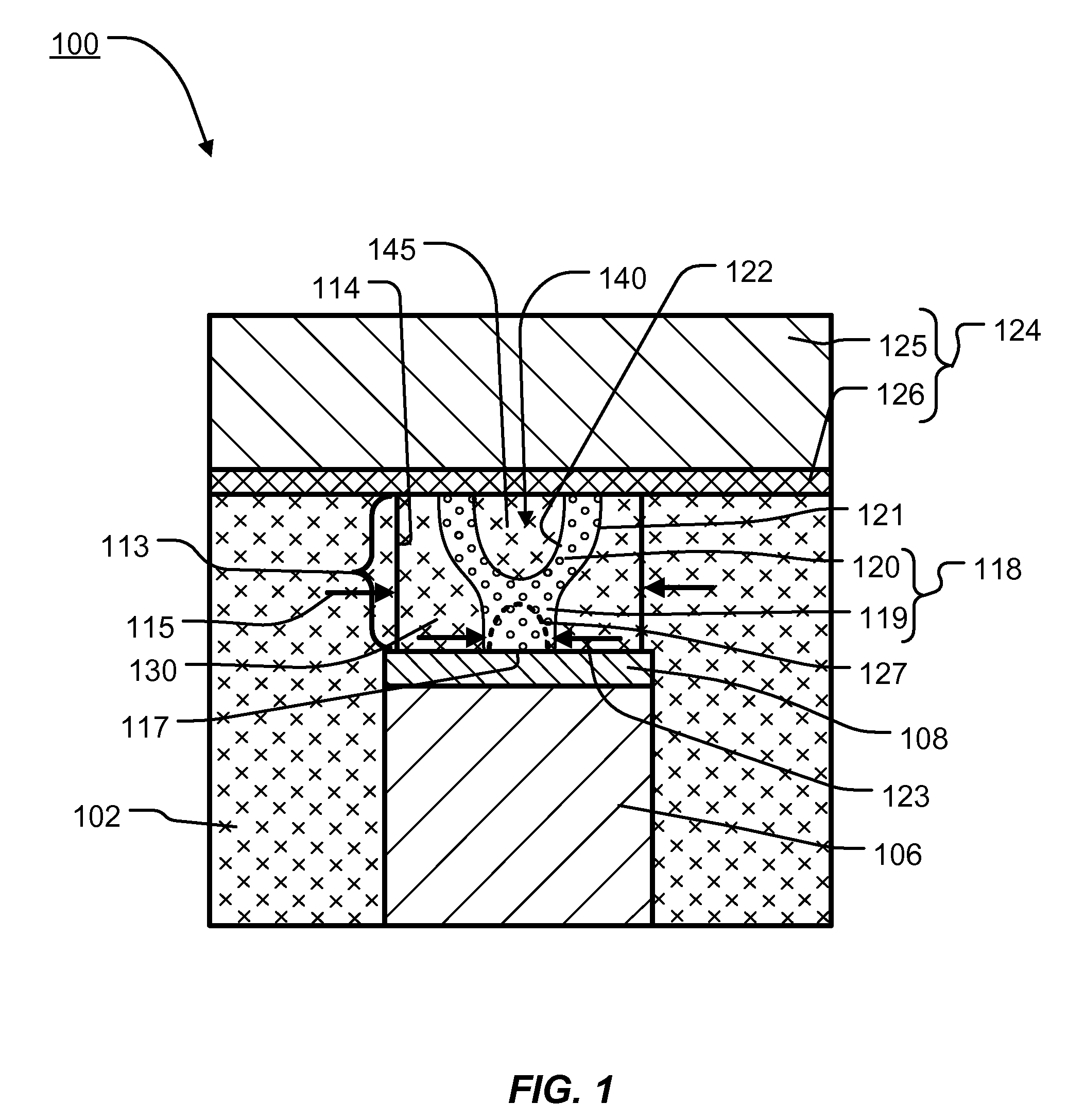 Phase change memory cell with filled sidewall memory element and method for fabricating the same