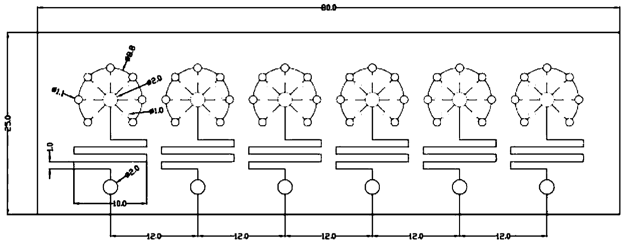 Self-driven micro-fluidic chip with integrated processing and amplified color developing functions