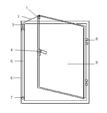 Bay window easy to close