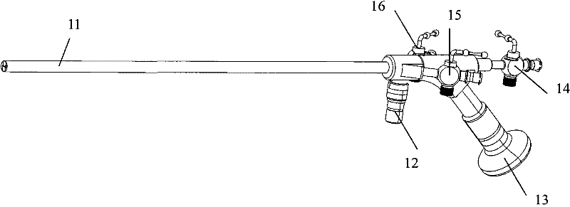 Rigid laser cholecystoscope system