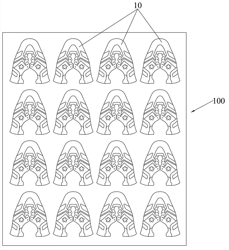 Manufacturing method of one-sheet type vamp