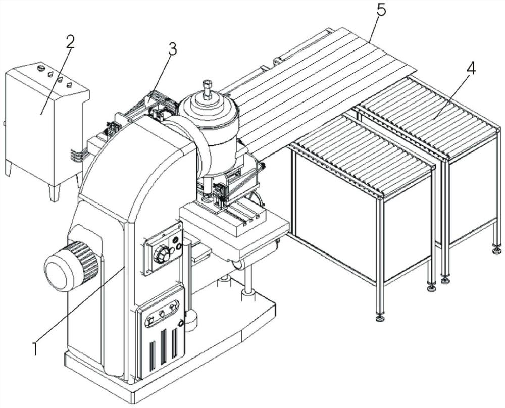 A straight groove processing positioning fixture