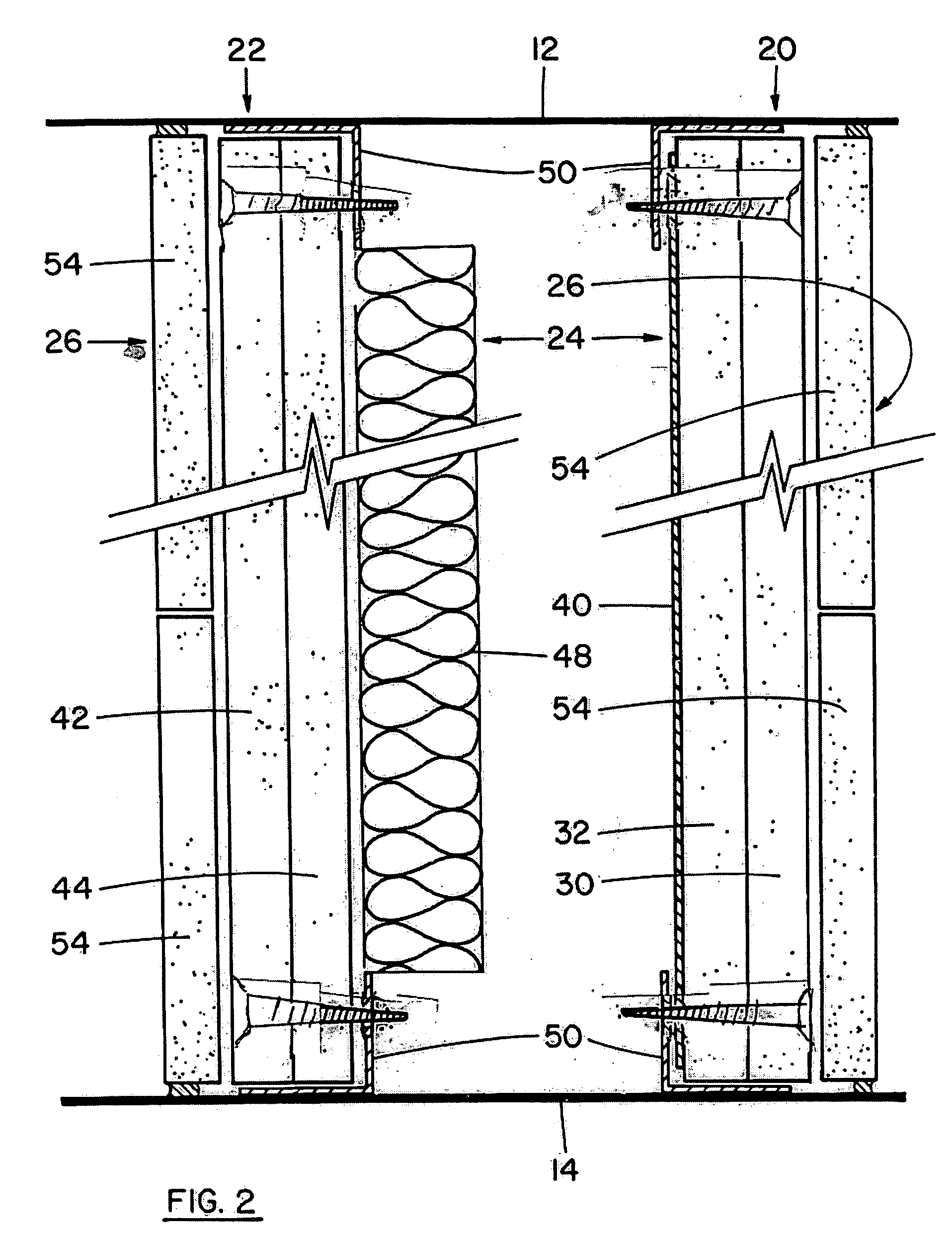 Prefabricated sound attenuating wall system