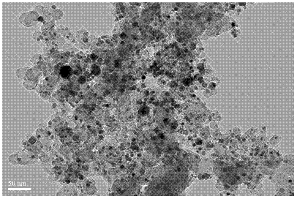 Method for preparing carbon-supported nano-platinum-chromium intermetallic compound serving as cathode catalyst of proton exchange membrane fuel cell