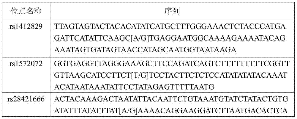 Kit and gene chip for predicting nasopharynx cancer onset risk