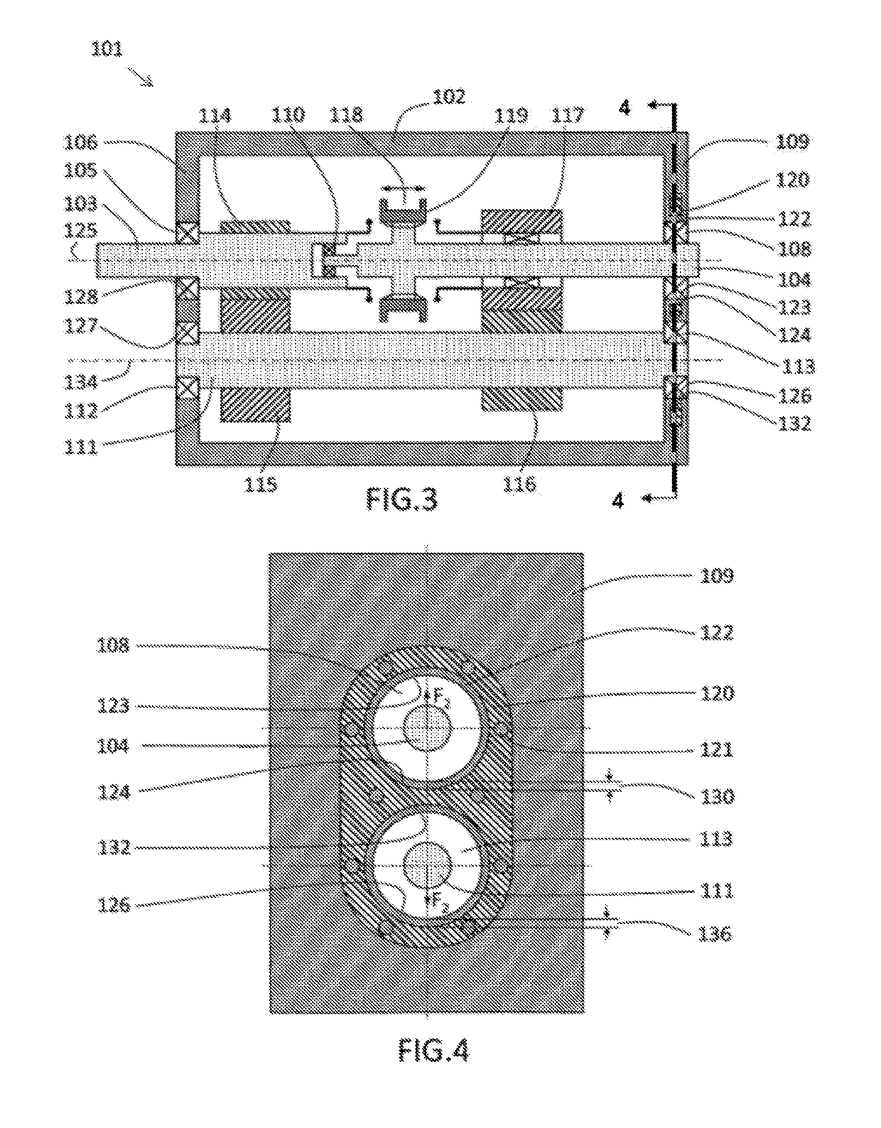 Multi-ratio gearbox housing