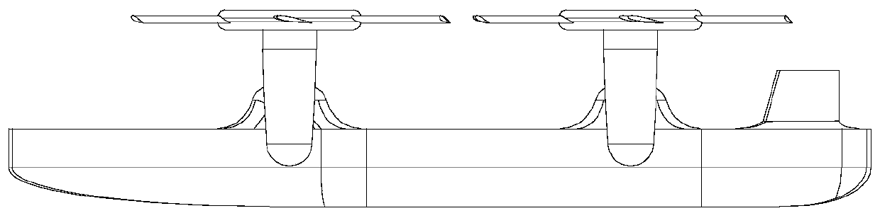 Cross-medium aircraft based on common rotor and cycloidal propeller