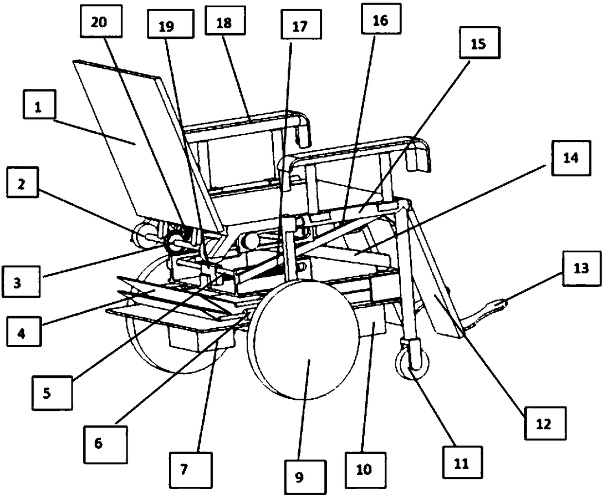 A multifunctional wheelchair