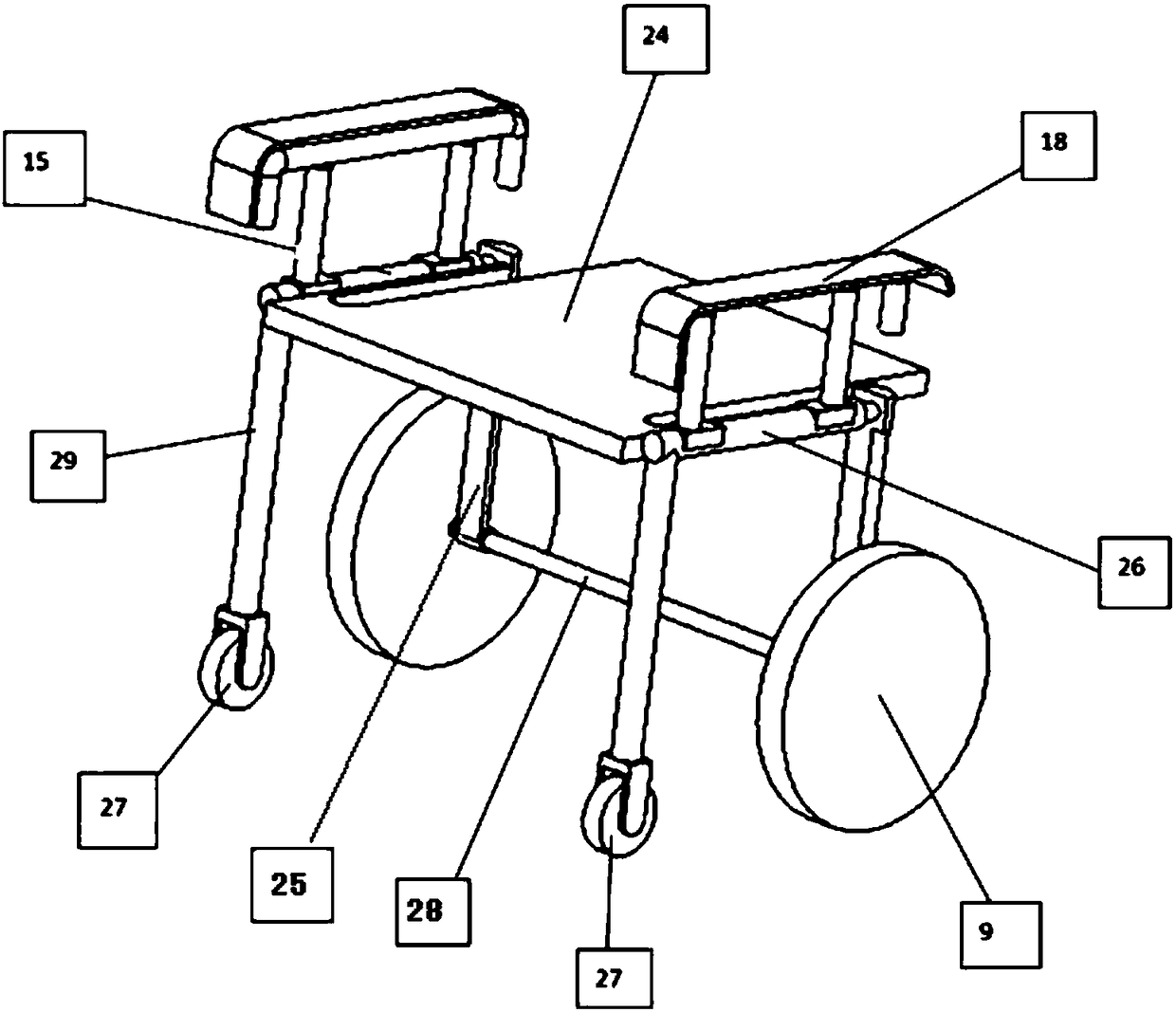 A multifunctional wheelchair