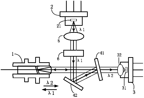 High-speed transmitting and receiving module for 5G intermediate transmission