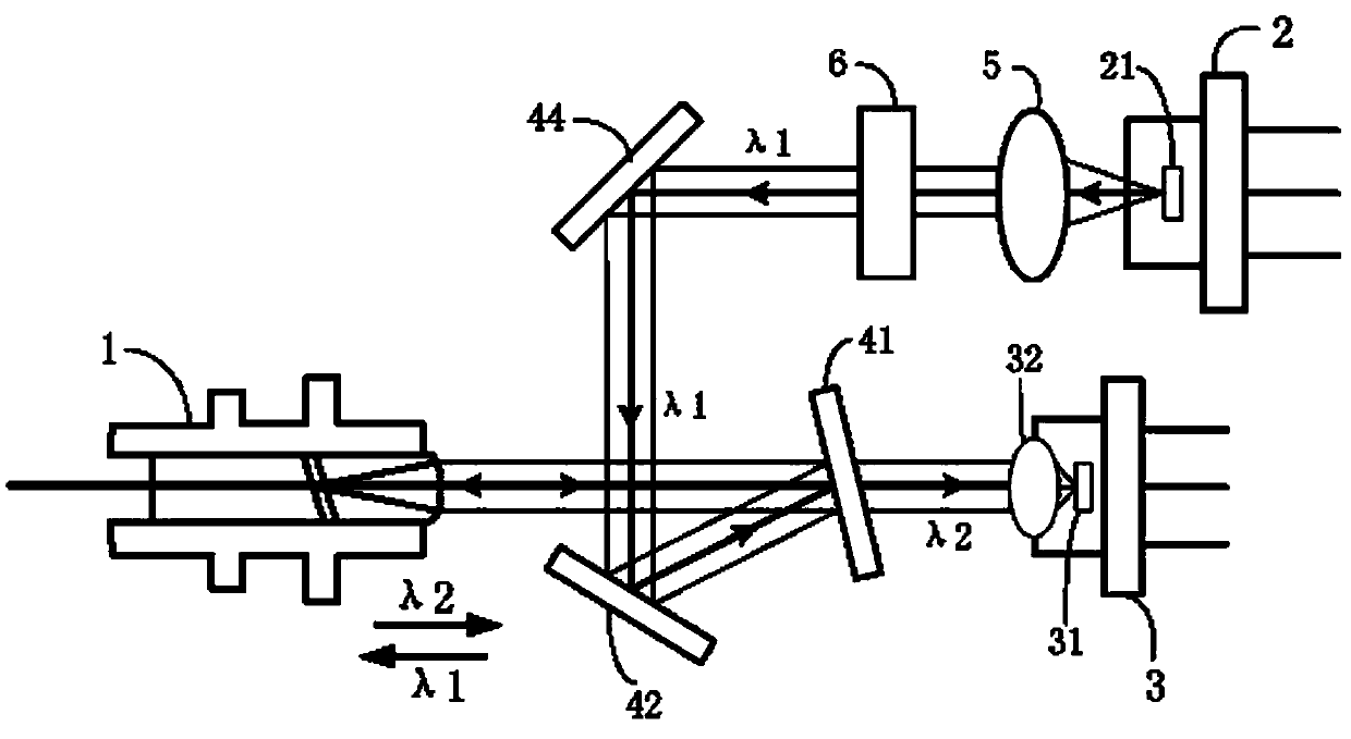 High-speed transmitting and receiving module for 5G intermediate transmission