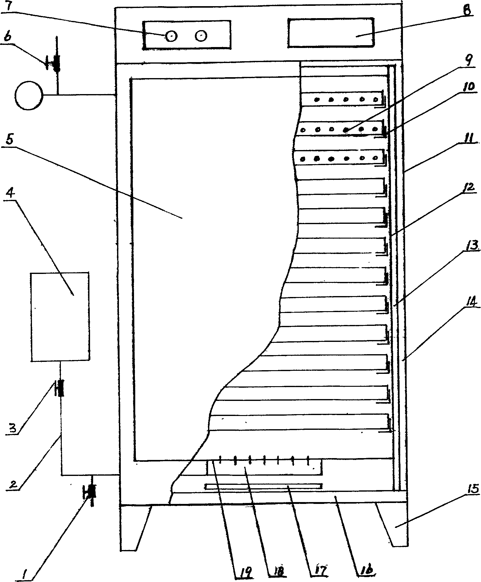 Device for producing flour wrapper