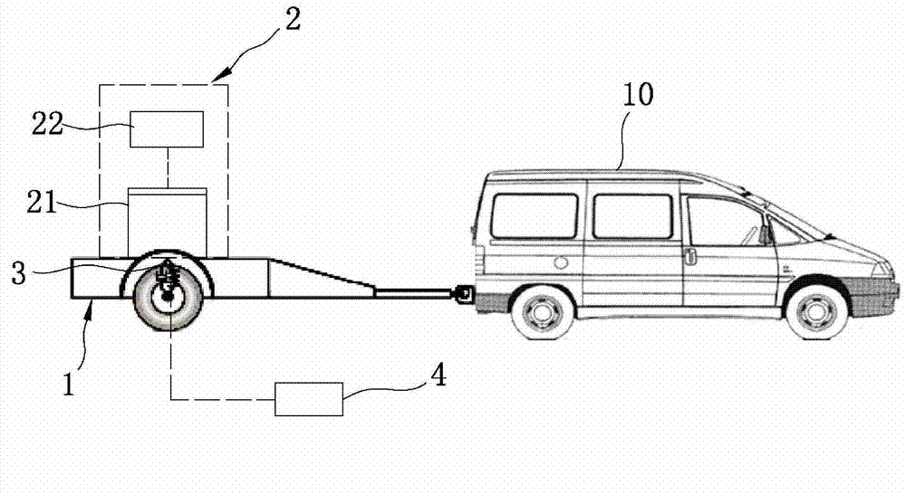 Knocking scan type bridge damage detecting system