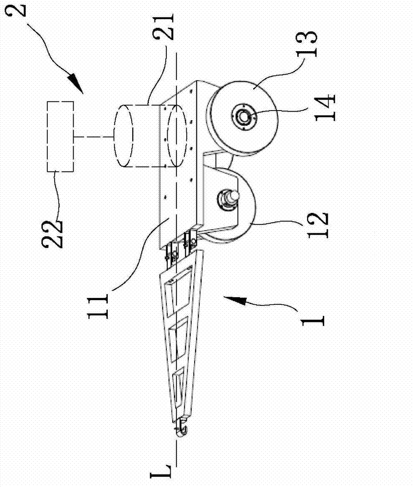 Knocking scan type bridge damage detecting system