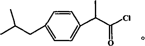 Ibuprofen end group-containing polyethylene glycol medicine macromonomer and synthesis method thereof