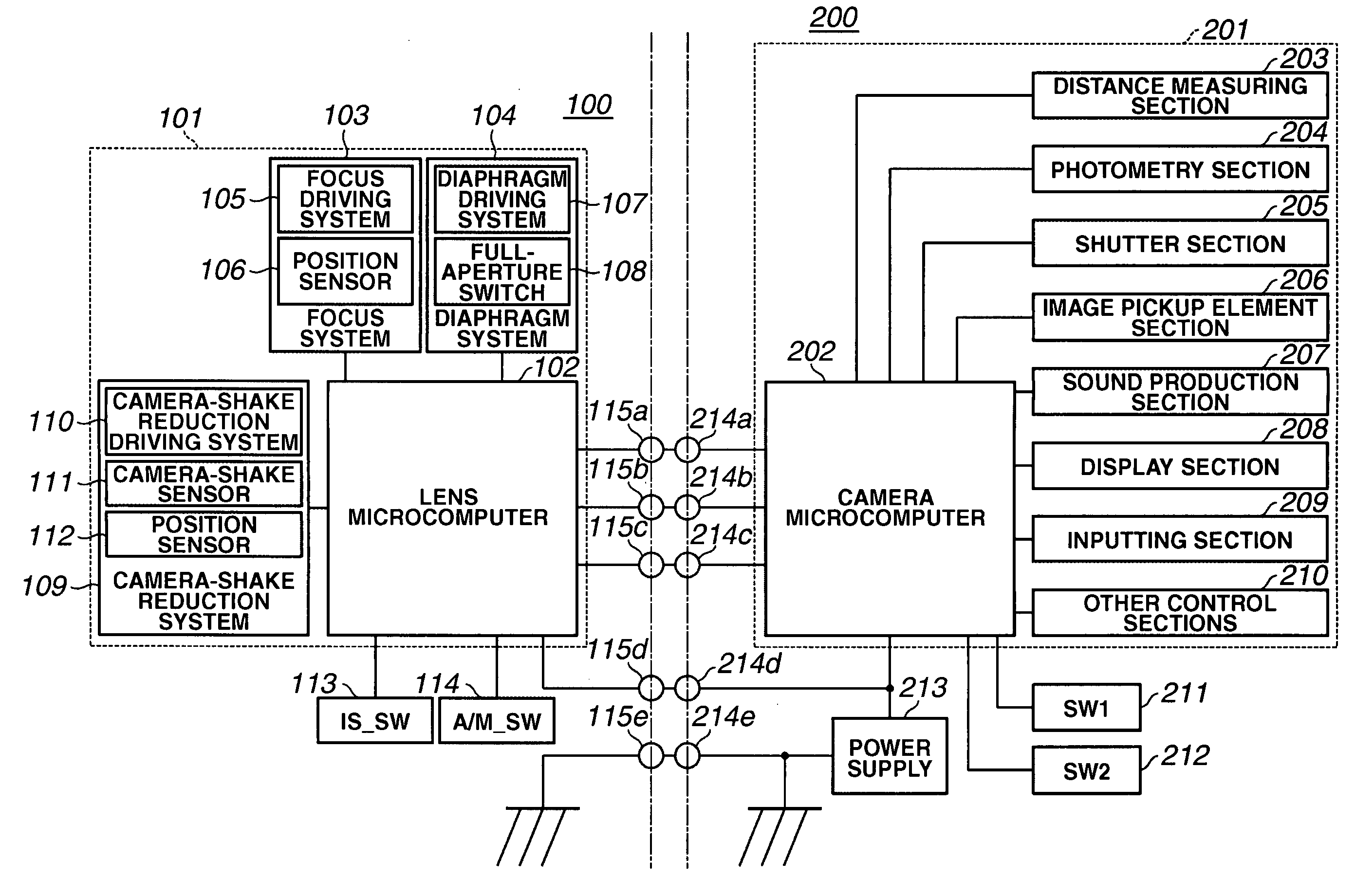 Camera body, interchangeable lens, and camera system