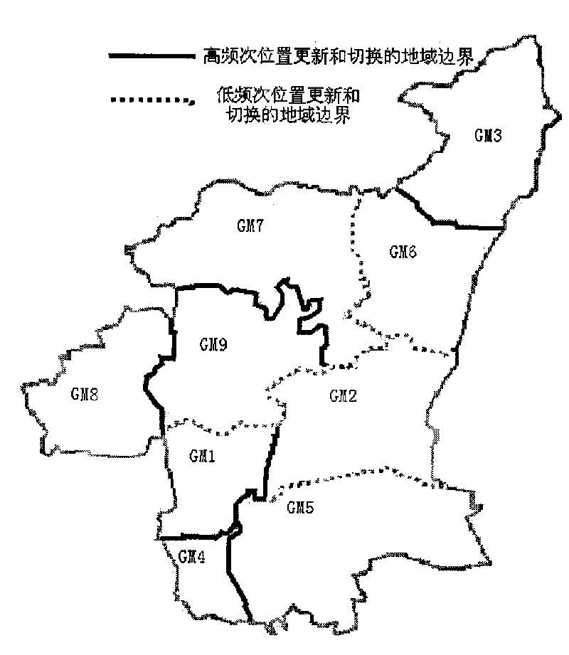 Method for dividing POOL zone of mobile communication network