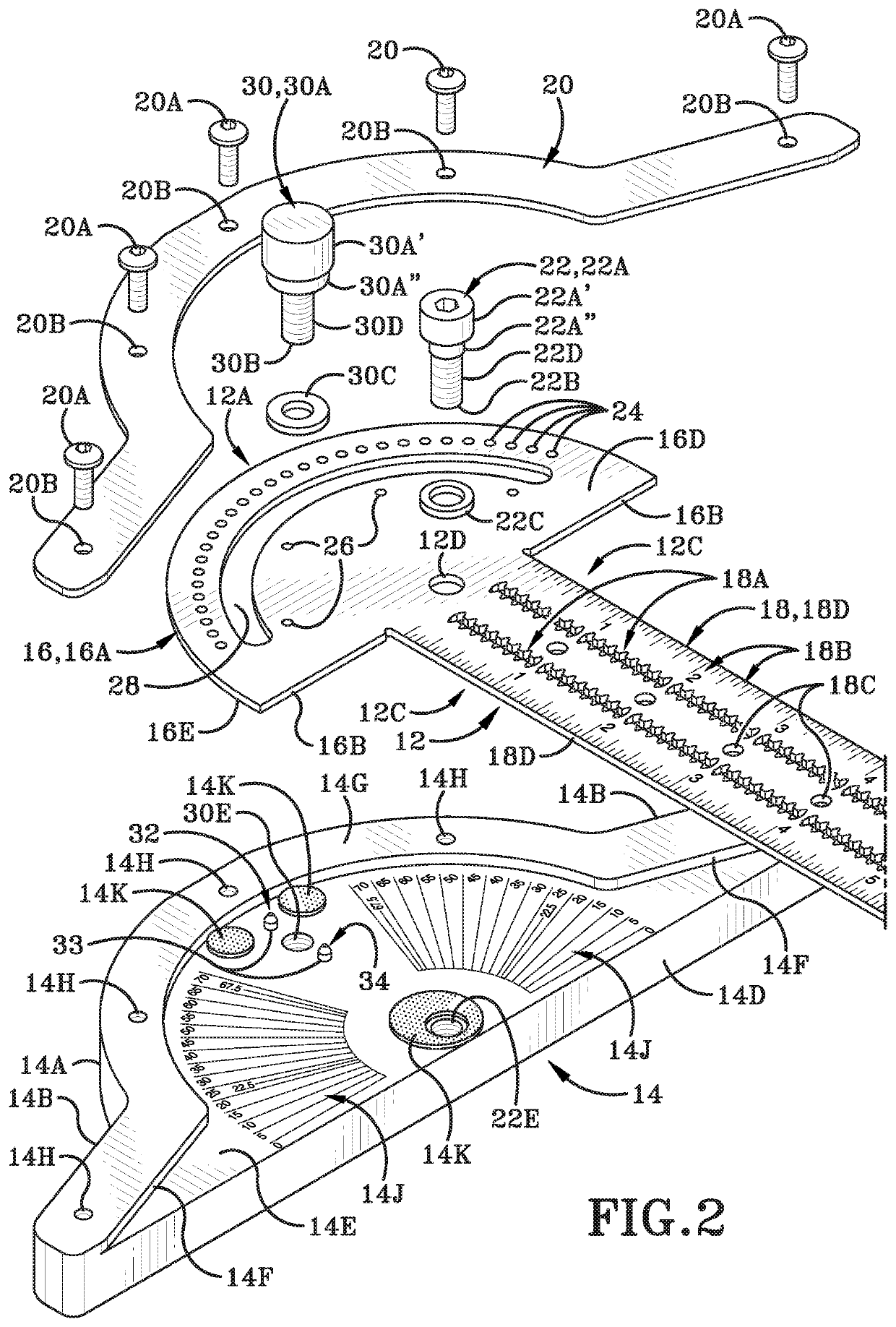 Adjustable T-square