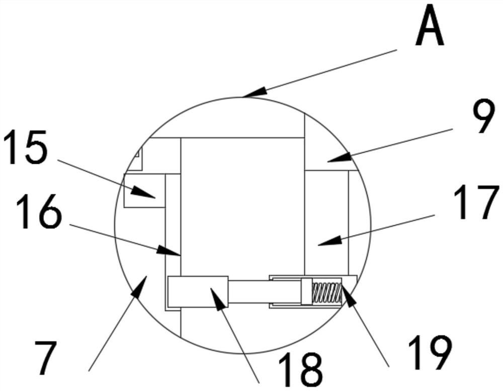 A computer motherboard auxiliary installation device based on airbag triggering