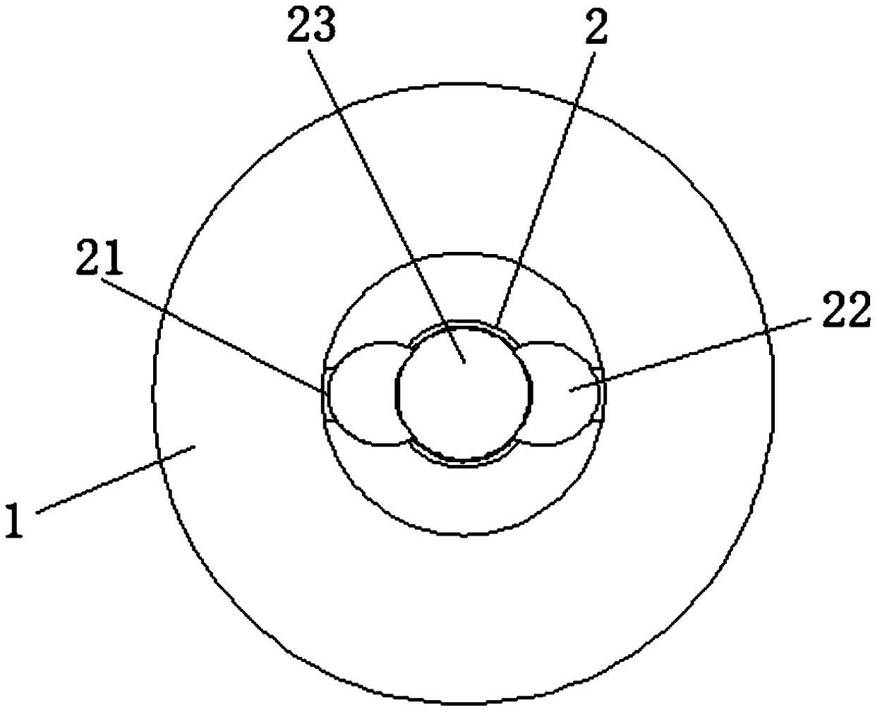 Device for preventing glass cup from falling down