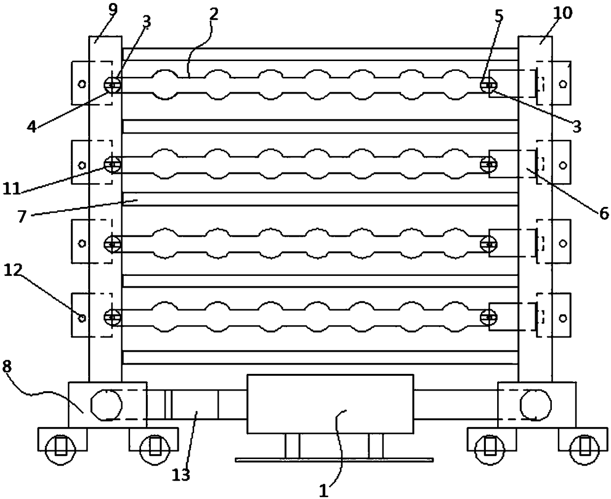 Device and method for purifying pesticide of aquaculture factory by using daphnia magna