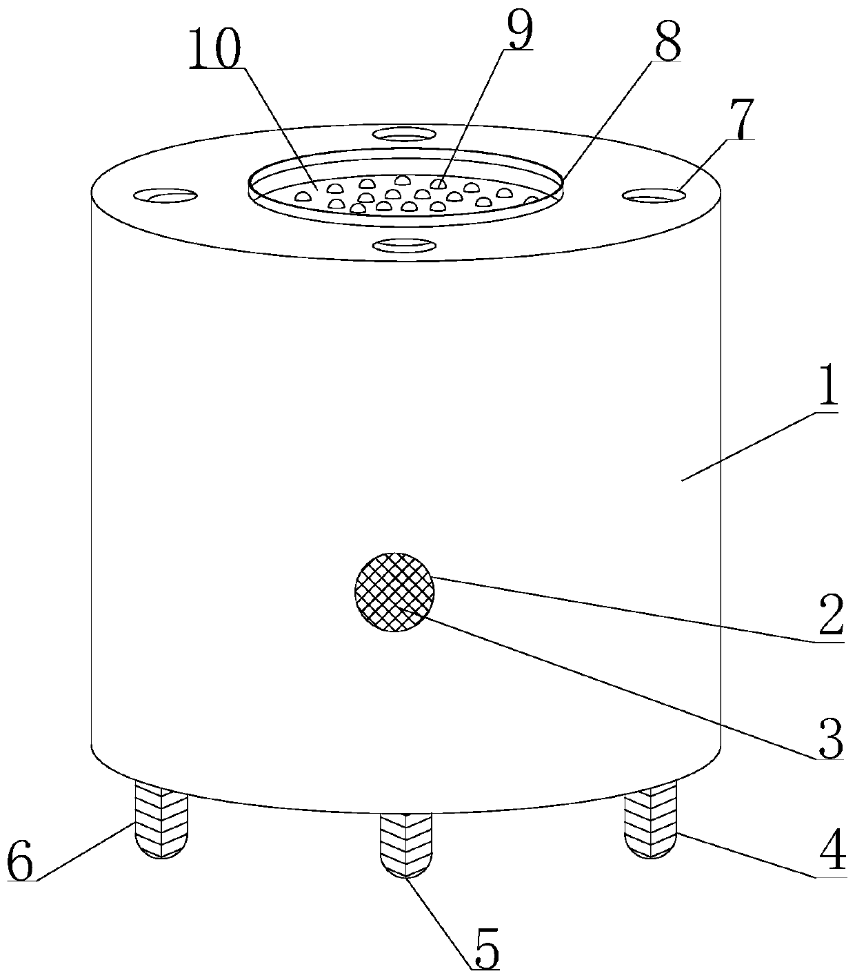 Monitoring device for smart home and using method thereof