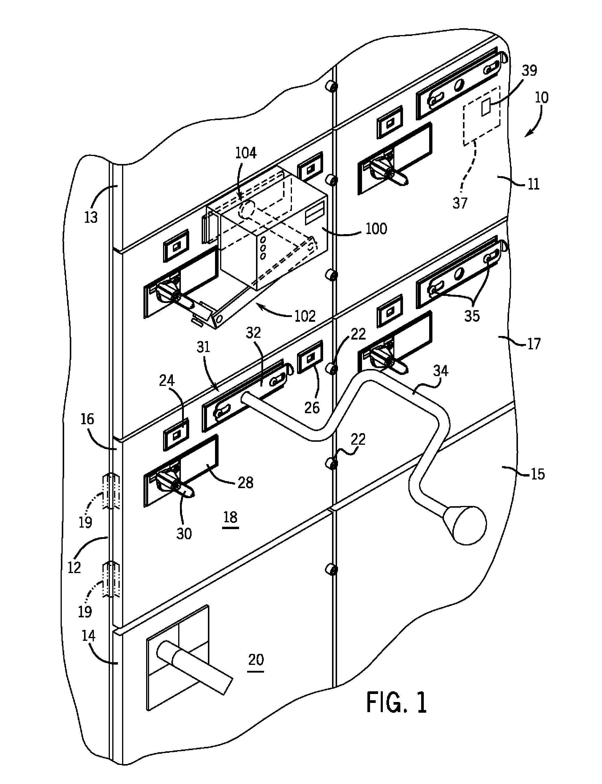 Remote operation of a motor control center subunit disconnect