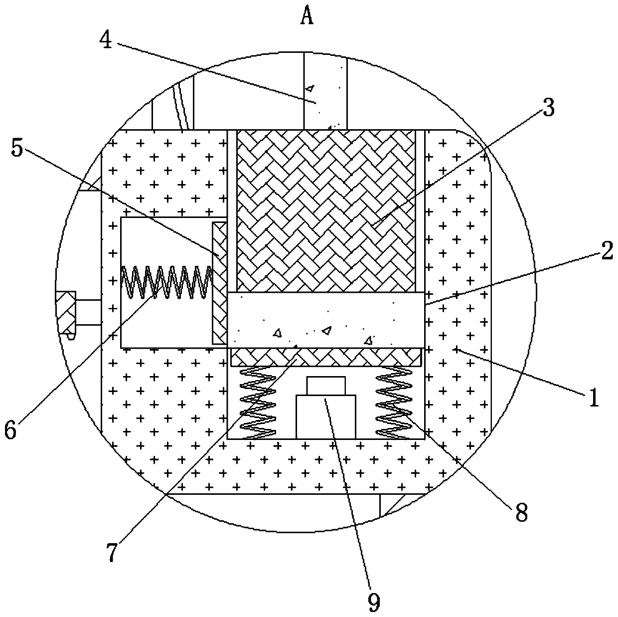 Jewelry anti-theft display device based on non-Newtonian body principle