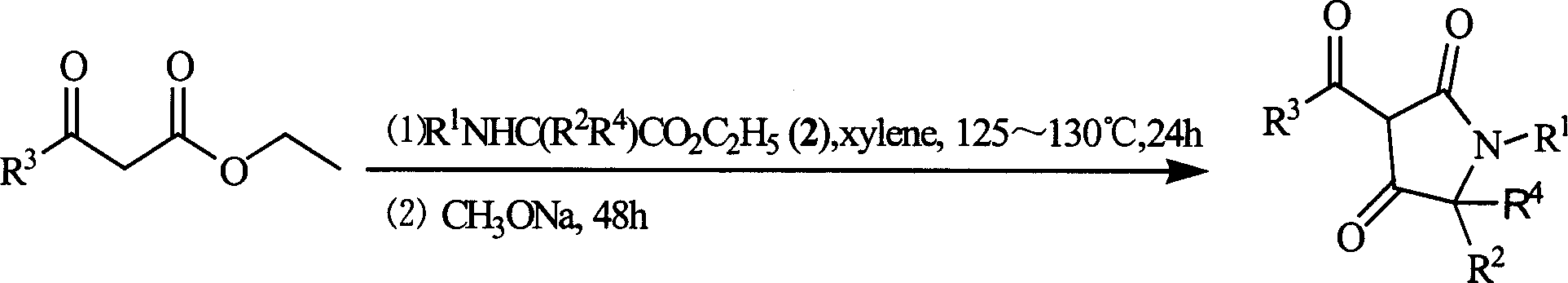 3-acyl-pyrrolidine-2,4-diketo compound and herbicidal activity